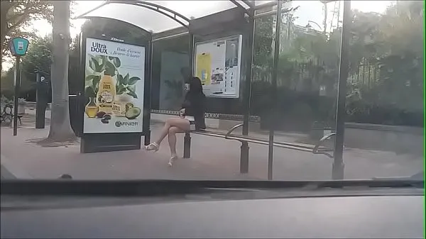 Watch bitch at a bus stop power Videos