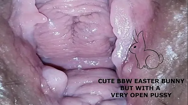 Watch Cute bbw bunny, but with a very open pussy power Videos