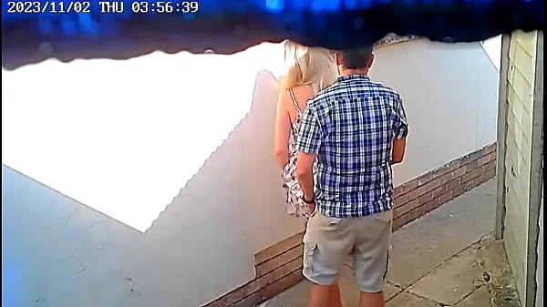 Παρακολουθήστε Daring couple caught fucking in public on cctv camera ισχυρά βίντεο